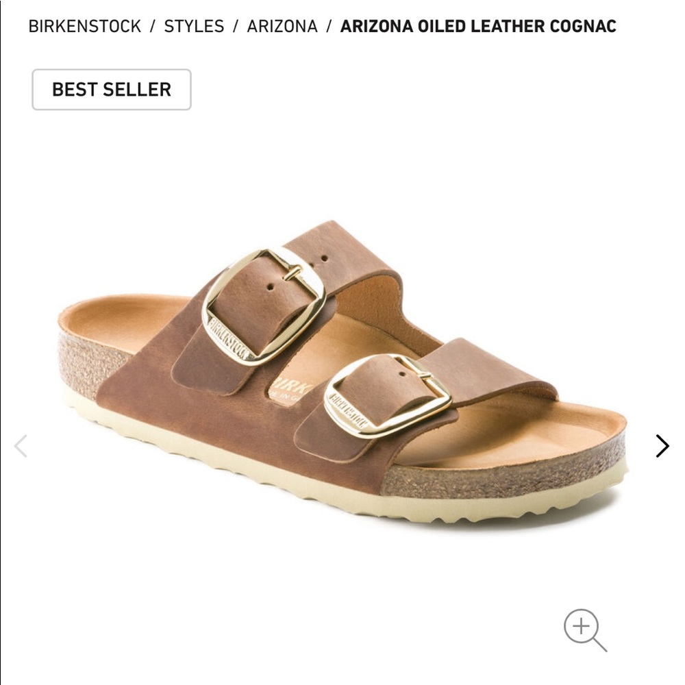 Birkenstock Arizona Oiled leather - cognac